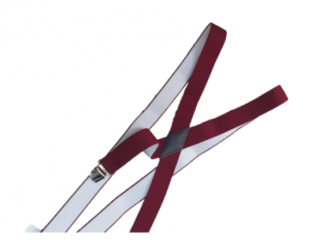 MAXFORT bretella uomo taglie forti unita bordò