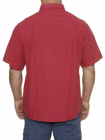 MAXFORT EASY camicia manica corta taglie forti uomo lino 1262