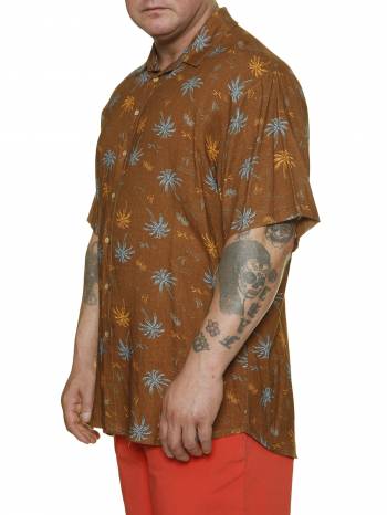 MAXFORT camicia manica corta taglie forti uomo atri