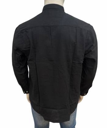 MAXFORT camicia coreana lino taglie forti uomo pisticci