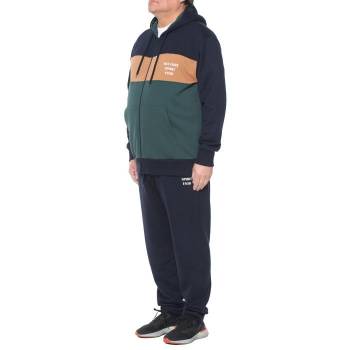 MAXFORT tuta cotone felpato taglie forti uomo gransasso