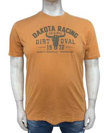 REDFIELD tshirt delavè taglie forti uomo 2780