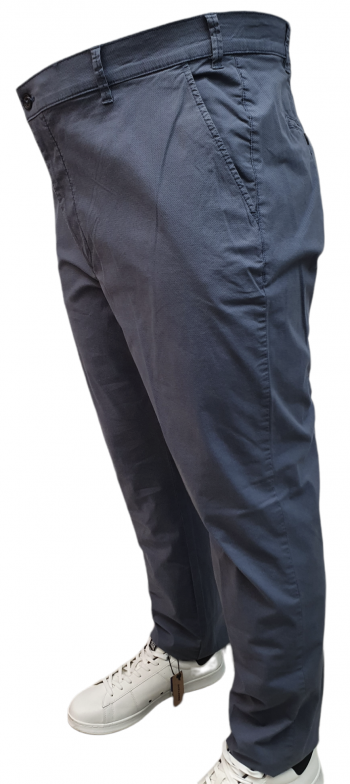 Pantalone conformato vita alta taglie forti uomo baggio