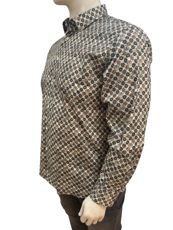 KU camicia taglie forti uomo 2090