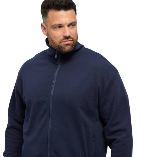 NORTH LATITUDE felpa garzata taglie forti uomo 99334