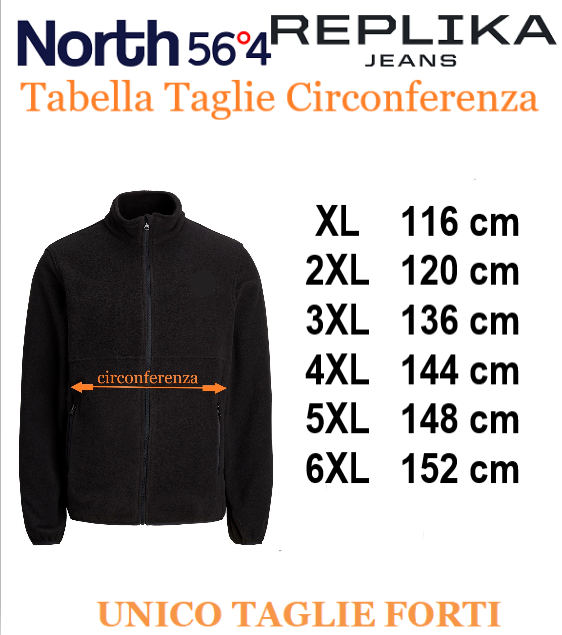 NORTH LATITUDE maglia taglie forti uomo 53131