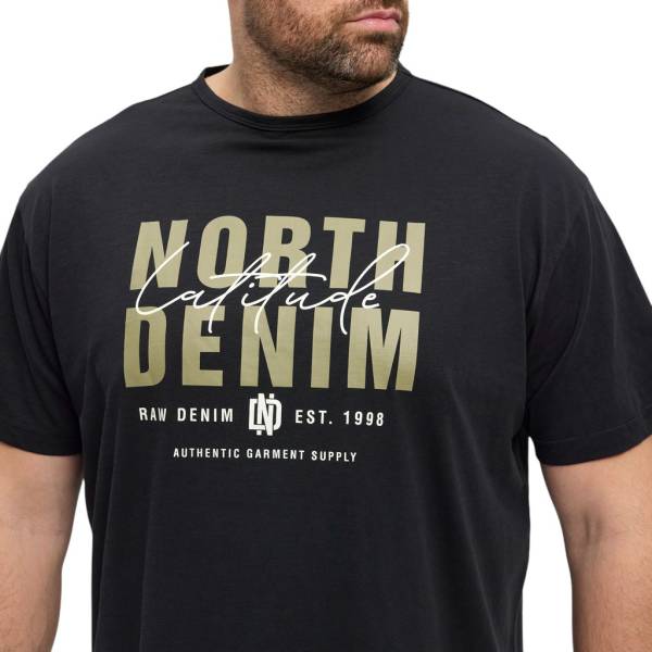 NORTH LATITUDE tshirt taglie forti uomo 99335