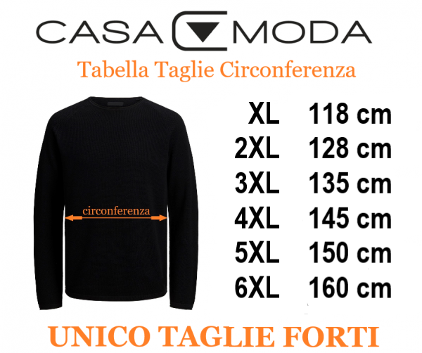 CASAMODA maglia taglie forti uomo 454382