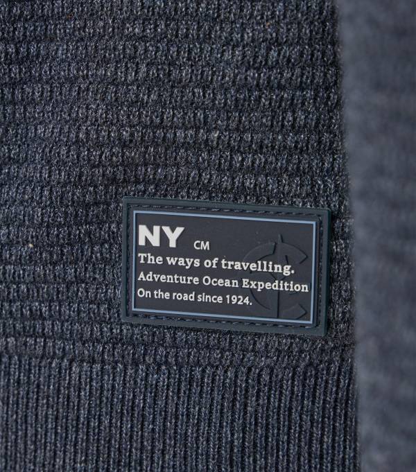 CASAMODA maglia cotone zip taglie forti uomo 454382