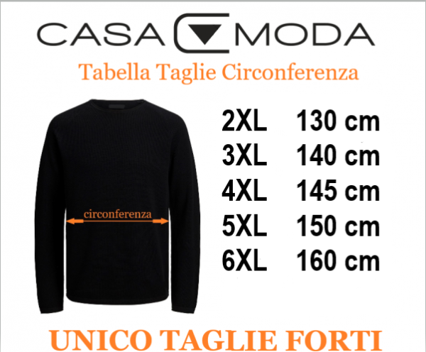 CASAMODA maglia taglie forti uomo 454478