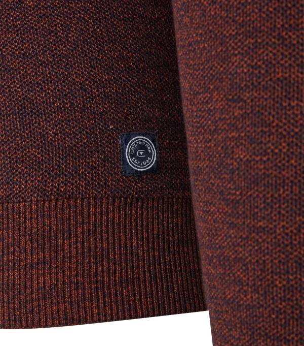 CASAMODA maglia cotone zip taglie forti uomo 413705