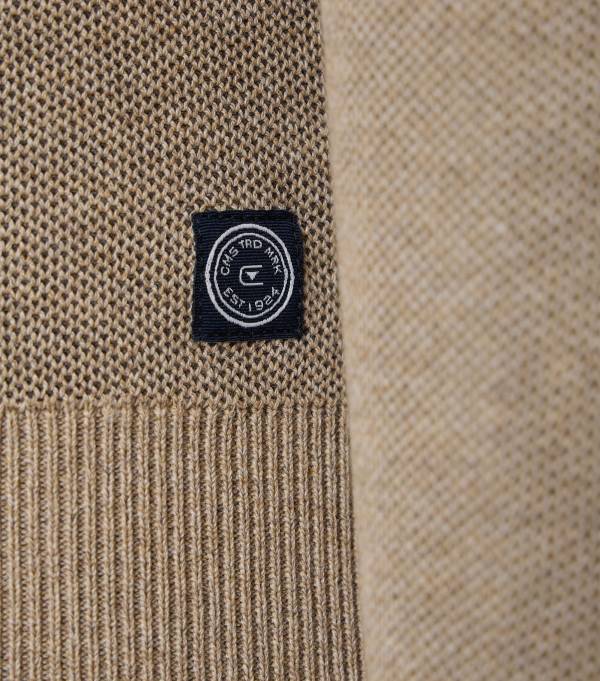 CASAMODA maglia cotone zip taglie forti uomo 413705