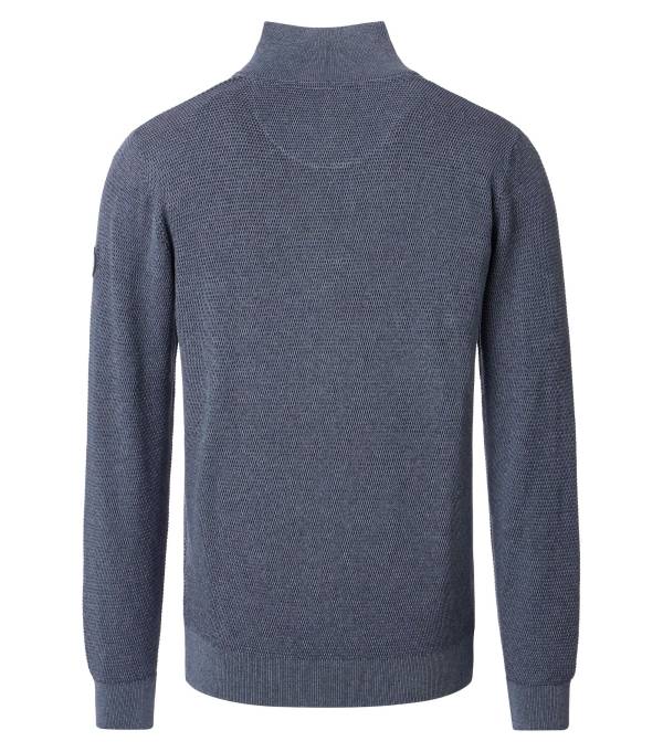 CASAMODA maglia cotone zip taglie forti uomo 454382