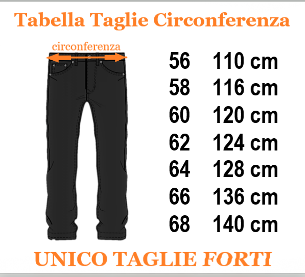 CLUB OF COMFORT pantalone taglie forti uomo henry