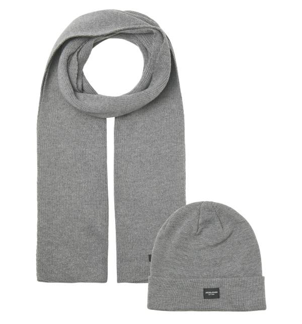 JACK&JONES berretto&sciarpa taglie forti uomo Gift Box