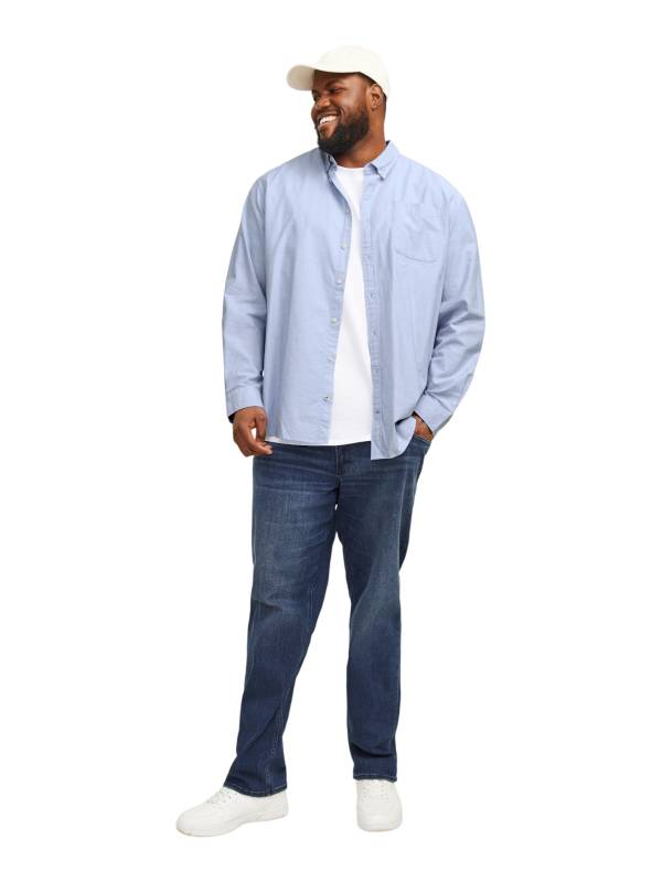 JACK&JONES camicia oxford taglie forti uomo 12190444