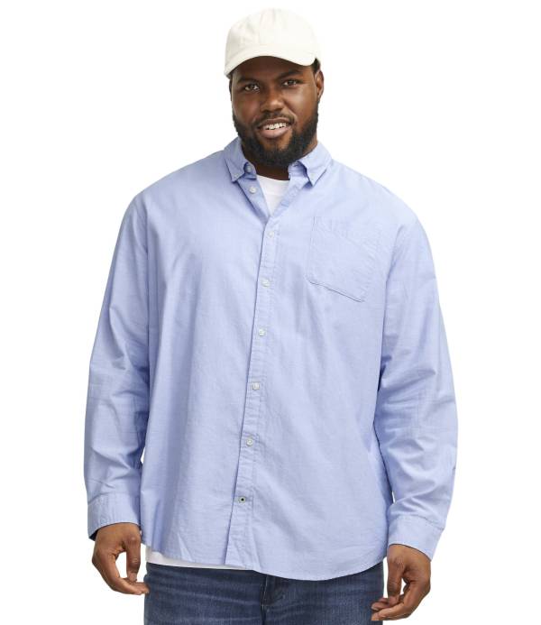 JACK&JONES camicia oxford taglie forti uomo 12190444