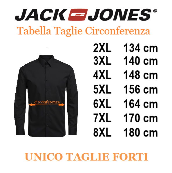 JACK&JONES camicia flanella taglie forti uomo 12284615