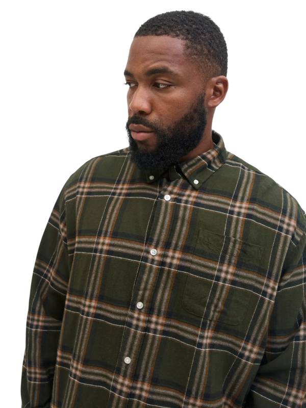 JACK&JONES camicia flanella taglie forti uomo 12284615