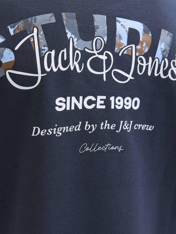 JACK&JONES felpa cotone felpato taglie forti uomo 12285534