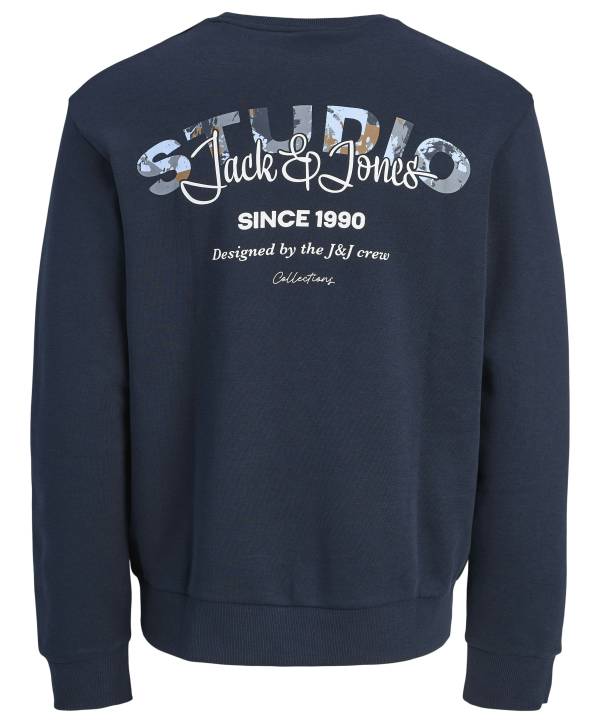 JACK&JONES felpa cotone felpato taglie forti uomo 12285534