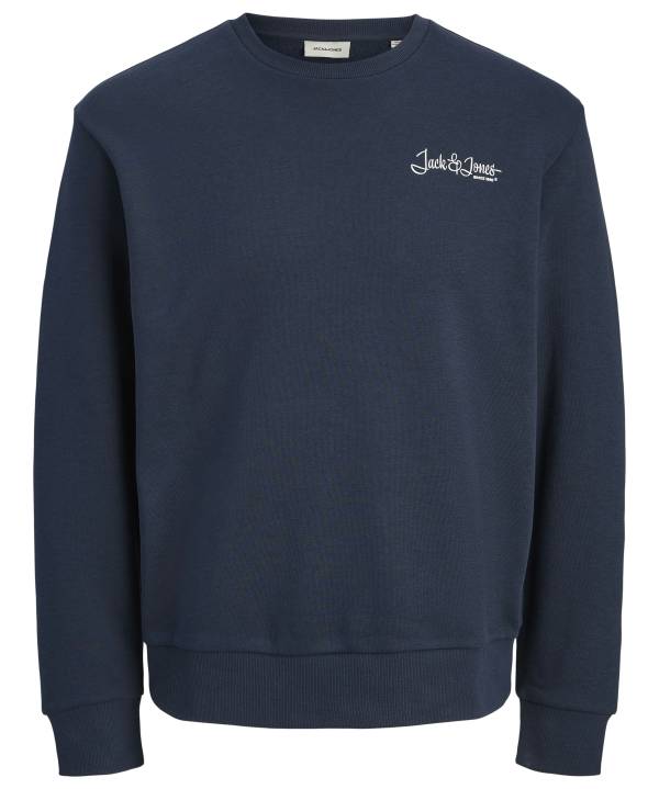 JACK&JONES felpa cotone felpato taglie forti uomo 12285534