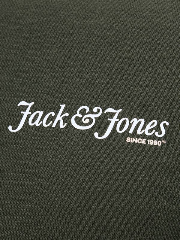 JACK&JONES felpa cotone felpato taglie forti uomo 12285534
