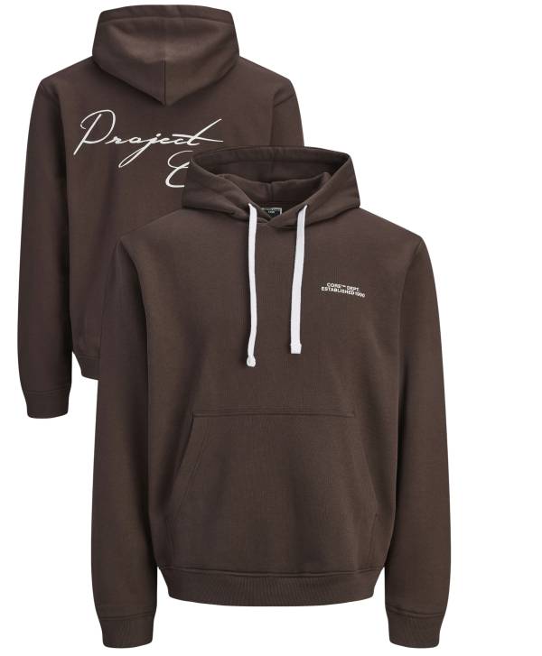 JACK&JONES felpa cotone felpato taglie forti uomo 12288180