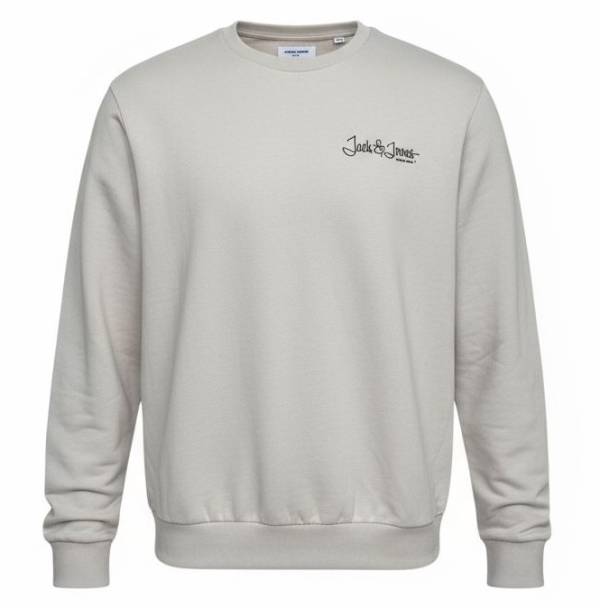 JACK&JONES felpa cotone felpato taglie forti uomo 12285534