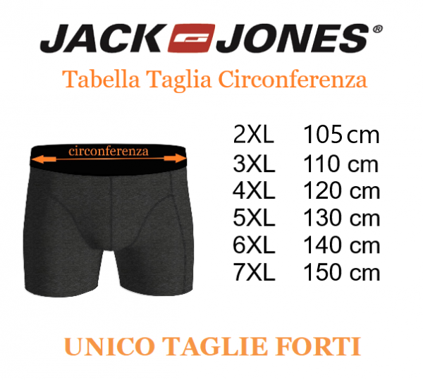 JACK&JONES tris boxer intimo taglie forti uomo 12285545