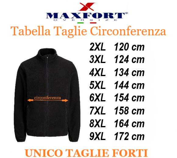 MAXFORT maglia lana taglie forti uomo 6328