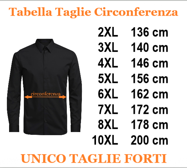 MAXFORT camicia taglie forti uomo CARPI