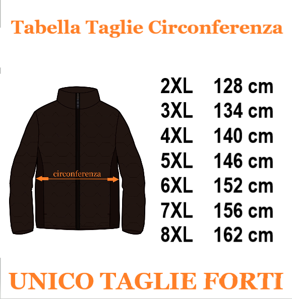 MAXFORT parka giubbino taglie forti uomo montana