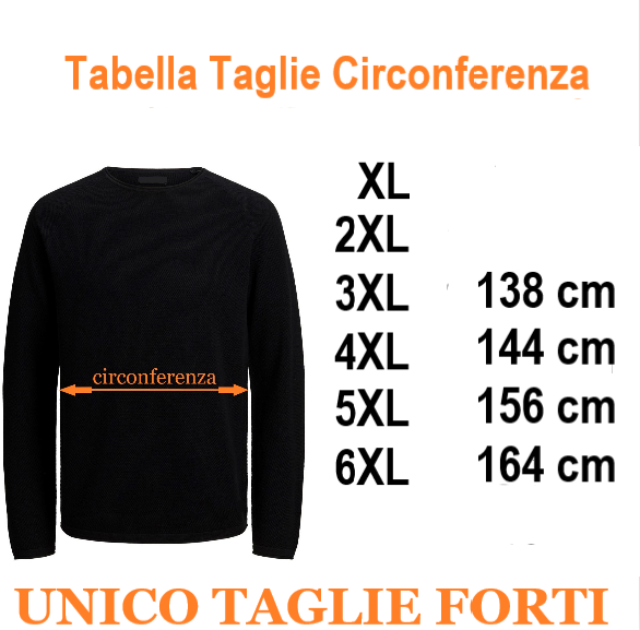 PETROL maglia taglie forti uomo 2060