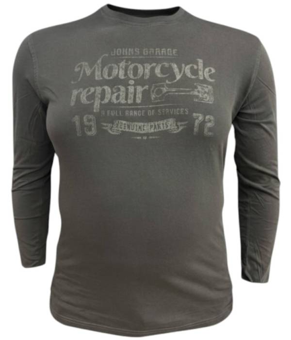 REDFIELD tshirt manica lunga taglie forti uomo 3041