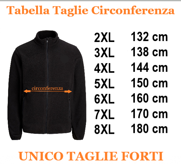 REDPOINT giubbino bomber taglie forti uomo Austin