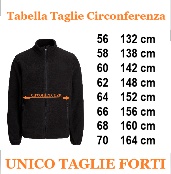 REDPOINT giaccone taglie forti uomo FOSTER