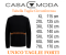 CASAMODA maglia cotone zip taglie forti uomo 413705
