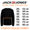 JACK&JONES felpa cotone felpato taglie forti uomo 12250596