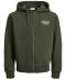 JACK&JONES felpa cotone felpato taglie forti uomo 12285082