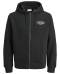 JACK&JONES felpa cotone felpato taglie forti uomo 12285082