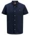 JACK&JONES camicia manica corta taglie forti uomo lino 12282144