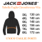 JACK&JONES felpa garzata taglie forti uomo 12284162