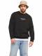 JACK&JONES felpa felpata taglie forti uomo 12248198