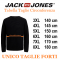 JACK&JONES felpa felpata taglie forti uomo 12250594
