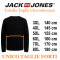 JACK&JONES felpa cotone felpato taglie forti uomo 12250596