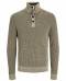 JACK&JONES maglia mezza zip taglie forti uomo 12265737