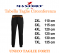 BLOCCO 38 pantalone tuta taglie forti uomo 38424